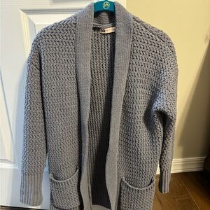 SO Textured Gray Sweater